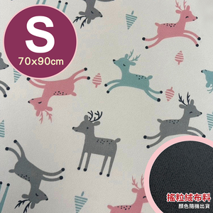 專業透氣防水墊-S號(70x90cm)/花色-灰粉鹿