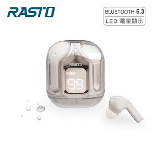 RASTO RS62日系電顯真無線5.3藍牙耳機