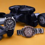 CITIZEN 星辰 PROMASTER 鋼鐵河豚復刻機械錶 附贈橡膠錶帶 NY0160-66E, , large