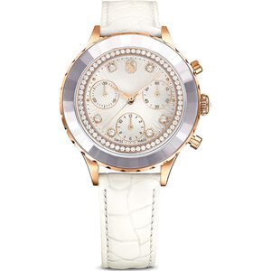 SWAROVSKI 施華洛世奇 Octea Chrono 水晶計時手錶 女錶-37mm(5671150)