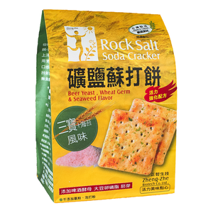 Rock Salt Soda Cracker-Wheat  Seaweed