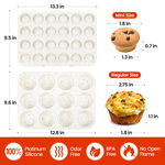 12 Cups Silicone Muffin Pan, , large
