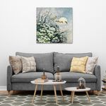 【御畫房】花好月圓 國家一級畫師手繪油畫80×80cm(VF-178), , large