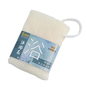 皺皺網沐浴絲瓜棉-6入