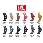 【BVD】1/2圓點直角女襪<黑>B556 中筒襪 長襪 休閒穿搭襪, , large