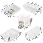 冰箱收納盒  蔬果整理盒 收納盒 透氣 冰箱整理籃【Ho好收】【Ho覓好物】冰箱整理盒 置物籃 冰箱置物盒 廚房收納架, , large