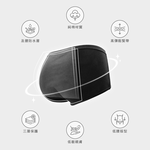 【伊柔EVEROY】舒適純棉低腰加高防漏生理內褲 M-2XL/Q內褲 9820-63 黑, 黑色, large