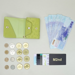 【M2nd】Ostrich Tri-fold Wallet, , large
