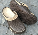 [e shoe store] Gardener shoes/Bushi shoes/Croco shoes/Waterproof slippers for men Brown 26.5CM, , large