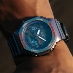 CASIO 卡西歐 G-SHOCK 電競玩家 炫彩烤漆 八角 手錶 GA-2100AH-6A, , large