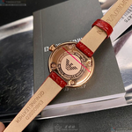[星晴錶業]ARMANI手錶,26mm,AR00045貝母錶面玫瑰金錶殼紅真皮皮革錶帶款, , large