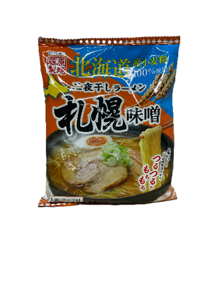 藤原製二夜干拉麵-札幌味噌風味,  藤原製二夜干拉麵-札幌味噌風味【Mia C'bon Only】