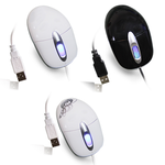 ekit Mini Silver White Mouse Optical Mouse MS2_White with Patterns[E-KIT Technology lnc.], , large