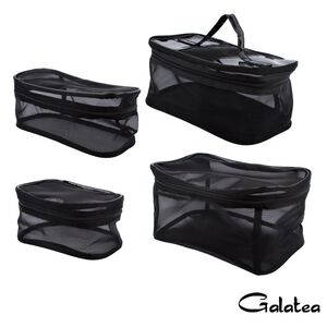 【Galatea葛拉蒂】可透視收納網格袋超值4入組