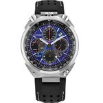 CITIZEN 星辰 限量牛頭錶 光動能鈦金屬計時手錶 禮物 AV0088-01L, , large