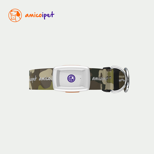 【精鼎智能】amicoipet｜寵物居家智能生理監測項圈組 - 迷彩M