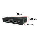 昌運監視器 HBS-8GE-2GES 8埠 1000M GE PoE 網路交換機 交換器(以PSW-082GE-AI替代出貨), , large