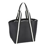 |快速出貨|Lesportsac Small E/W Everyday Tote 小型日常手提袋/ 滾邊夜幕黑, , large