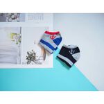 [Kaimei Cotton Industry] 8 pairs set, random and excellent, MIT made in Taiwan, pure cotton boat-shaped children's socks, anchor-shaped style, 17-21cm, , large