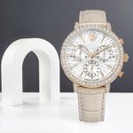 SWAROVSKI 施華洛世奇 Matrix TennisChrono 水晶三眼計時手錶 女錶-36mm 5702849, , large