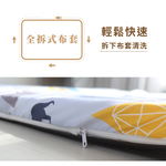 【台灣製造】四季亞藤透氣床墊 厚度5cm 單人3尺｜浩瀚星空｜ 雙面可翻 涼感蓆面 三折床墊 亞藤涼蓆, , large