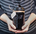 reCAP® Mason Jars Lid POUR cap 黑色寬口梅森罐專用飲料杯蓋 全新升級防漏/飲料隨行杯/提把蓋/飲料蓋/冷水壺, , large