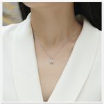 【CF鑽飾】項鍊 莫桑鑽《浪漫邂逅》1克拉, , large