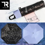 [TDN]一鍵秒收 超輕量星空降溫秒收傘黑膠反向傘自動收傘(B7433)丁香紫, , large