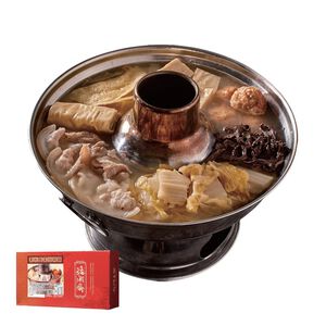 逸湘齋 南門市場東北酸菜白肉鍋※熟品每盒含湯汁約1500克