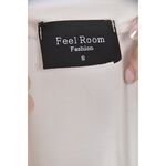(L) feel room質感毛毛白色洋裝二手衣, , large