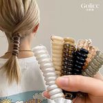 【Gulicc】古莉可 髮圈 氣質簡約 編髮 電話線髮圈, , large