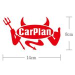 CarPlan & Demon 惡魔家族車貼 汽車裝飾 裝飾貼紙, , large