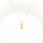 【Angel & Me】鳳梨 好運 旺旺 s925 純銀 厚鍍 24k 純金 項鍊 生日 聖誕節 禮物, , large