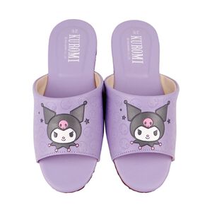 Small size relief leather slippers