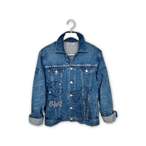  Designer Indian style denim jacket