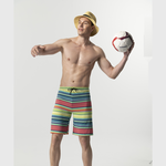 MONINA  MIT  Big men beach swim trunks -XL, , large