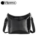 |快速出貨|Lesportsac MEDIUM ZIP SHOULDER 中型拉鍊肩背包 送禮推薦-閃耀黑, , large