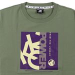 KINGO-大尺碼-男款 圓領T恤-軍綠-413126, , large