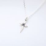 【Angel & Me】Star of Bethlehem Cross 925 sterling silver necklace Christmas gift, , large