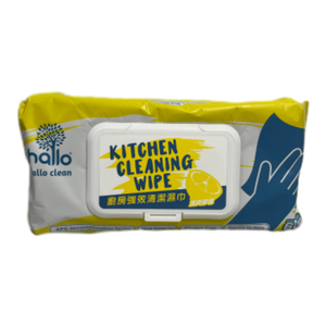 Hallo廚房強效清潔濕巾60抽【Mia C'bon 限定】