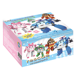 【悠森兒】POLI波力 3D立體兒童醫用口罩25入-活力出動, , large