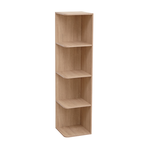4-Tier Corner Bookcase, , large