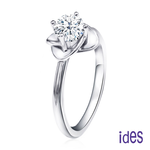 [ides愛蒂思] 日系設計款50分F/VS1頂級3EX車工鑽石戒指結婚戒/幸運, , large