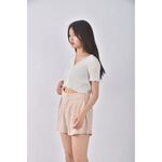 (L) zz高腰寬鬆杏色短褲二手衣, , large