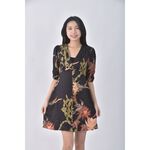(S) allsaintsv領黑色洋裝二手衣, , large