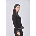 (S) tsaiyun假兩件黑色長袖上衣二手衣, , large