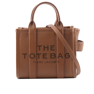 MARC JACOBS THE LEATHER TOTE 粒面皮革迷你托特包/堅果棕