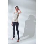 YOGA FLOW Striking Out Split - 寬肩背開衩罩衫 - 佩斯利花紋 Paisley, , large