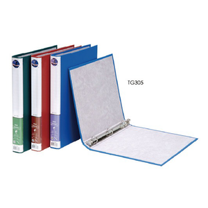 【同春】環保PP合成紙美式有耳圓型3孔夾 307x250x30mm 四色 12個 /箱 TG305 - 多款可選 
