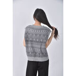 (L) queen shop背心灰色毛衣二手衣, , large